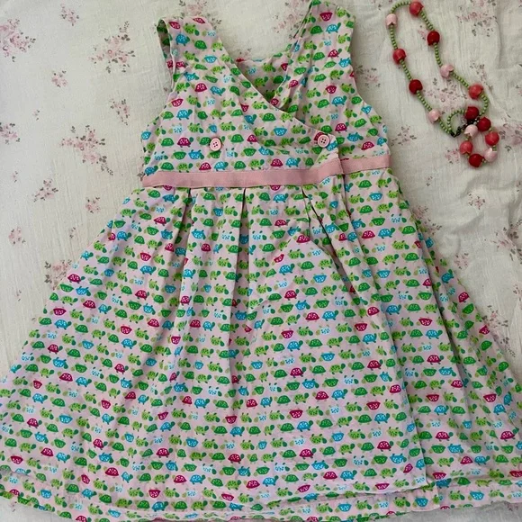 Vintage Gymboree 4 pc outfit dress purse necklace and bracelet - Picture 7 of 10